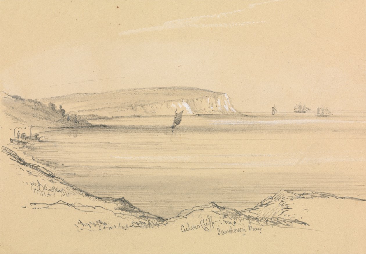 Sandown Körfezi'ndeki gemiler by Unknown artist