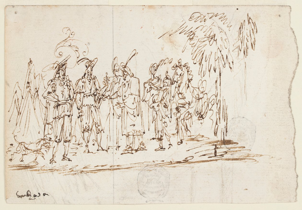 Eskiz: Bir Doğu Ziyareti by Unknown artist