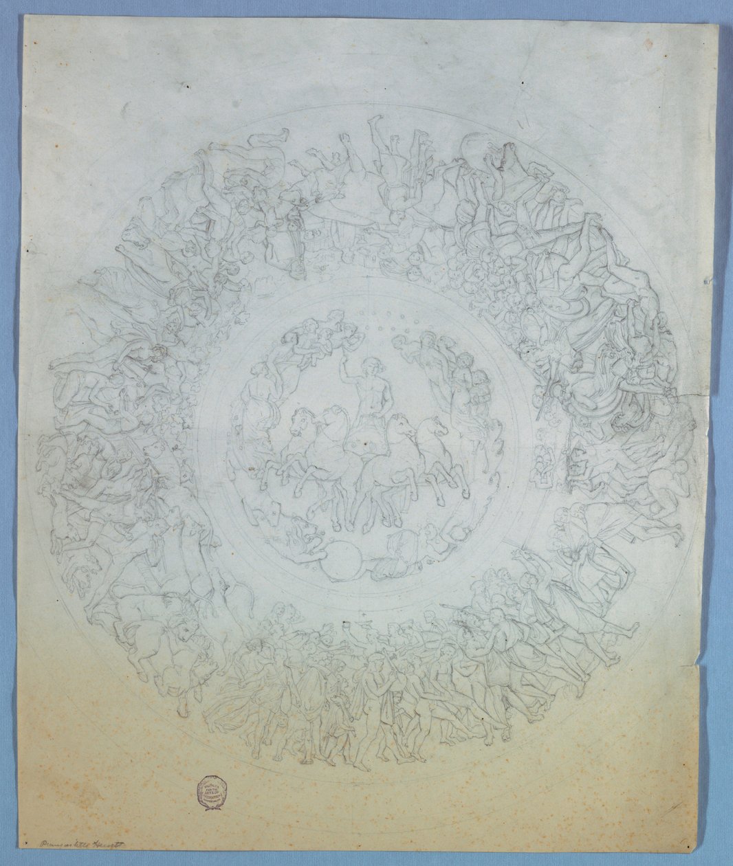 Dekore Edilmiş Tavan için Eskizler by Unknown artist