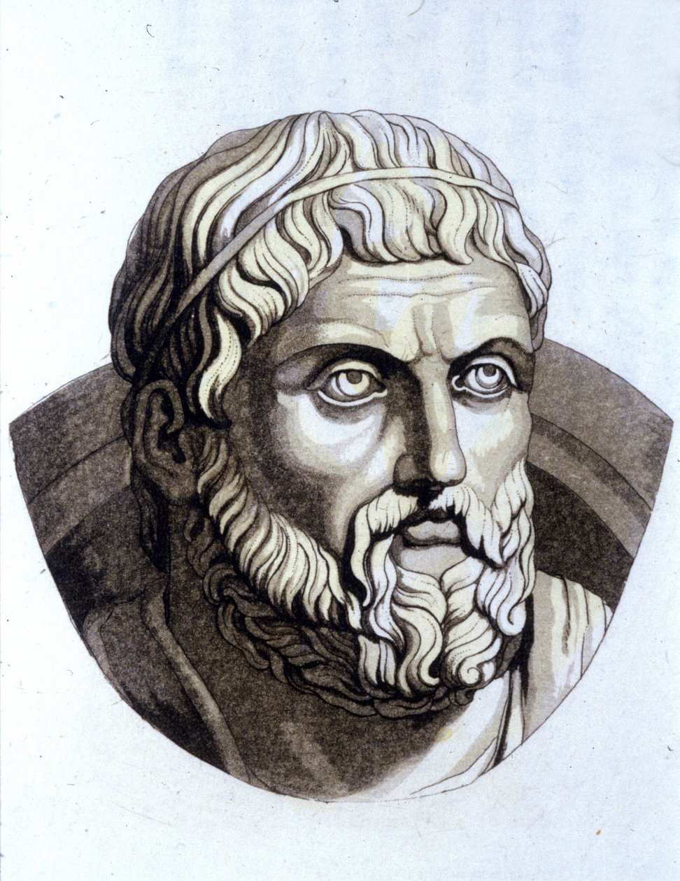 Sofokles (MÖ 496 - MÖ 406). by Unknown artist