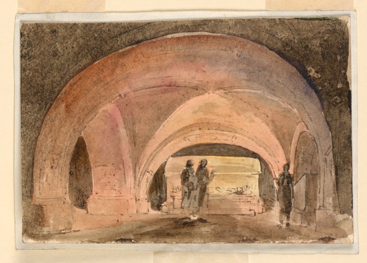 Sahne Tasarımı, Lahitli Crypt by Unknown artist
