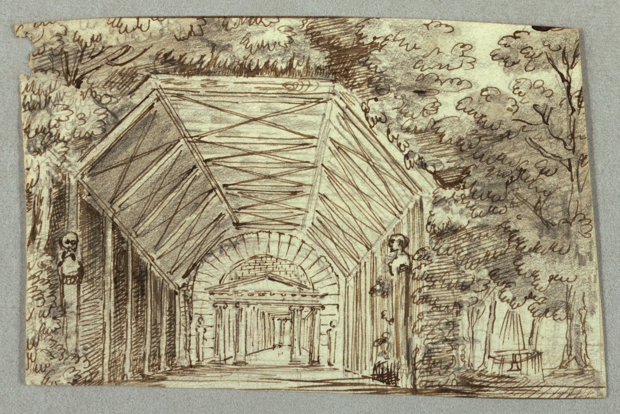 Sahne Tasarımı, Bahçe Köşkü by Unknown artist