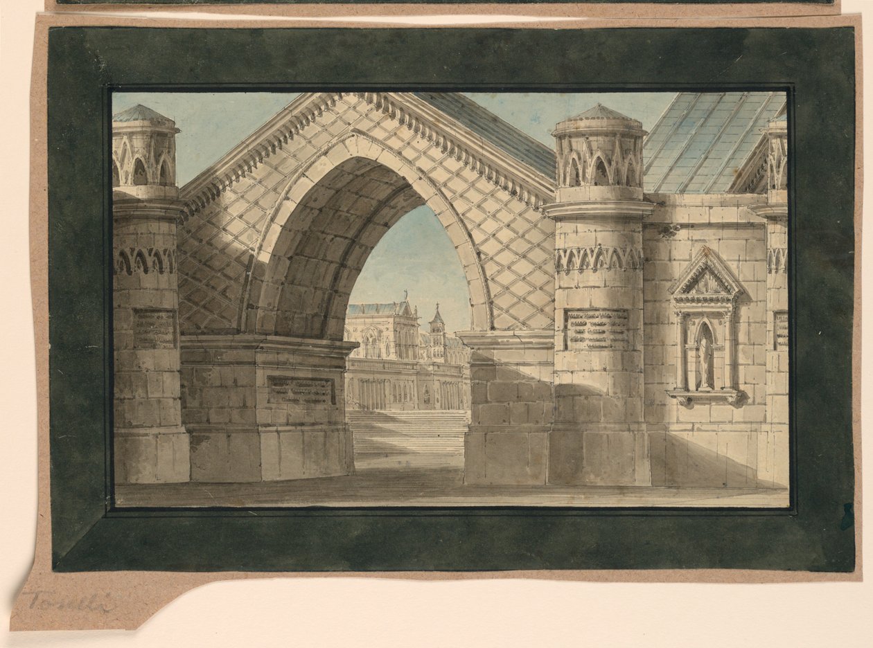 Sahne Tasarımı, Gotik Kemer by Unknown artist