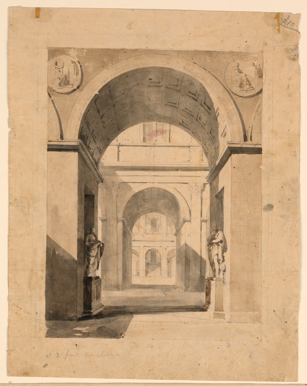 Sahne Tasarımı, Saray Kortları by Unknown artist