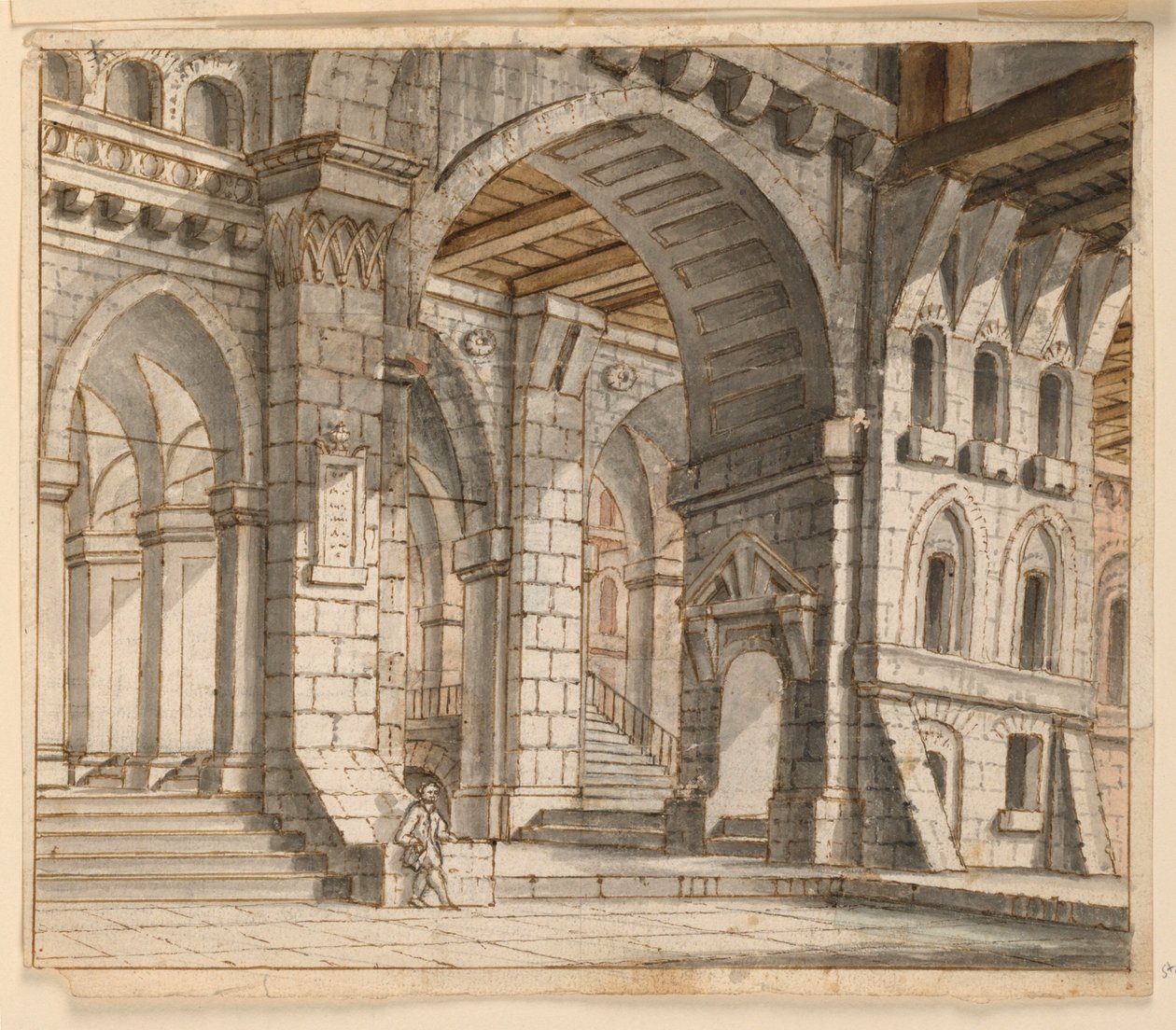 Sahne Tasarımı, Saray İçi by Unknown artist