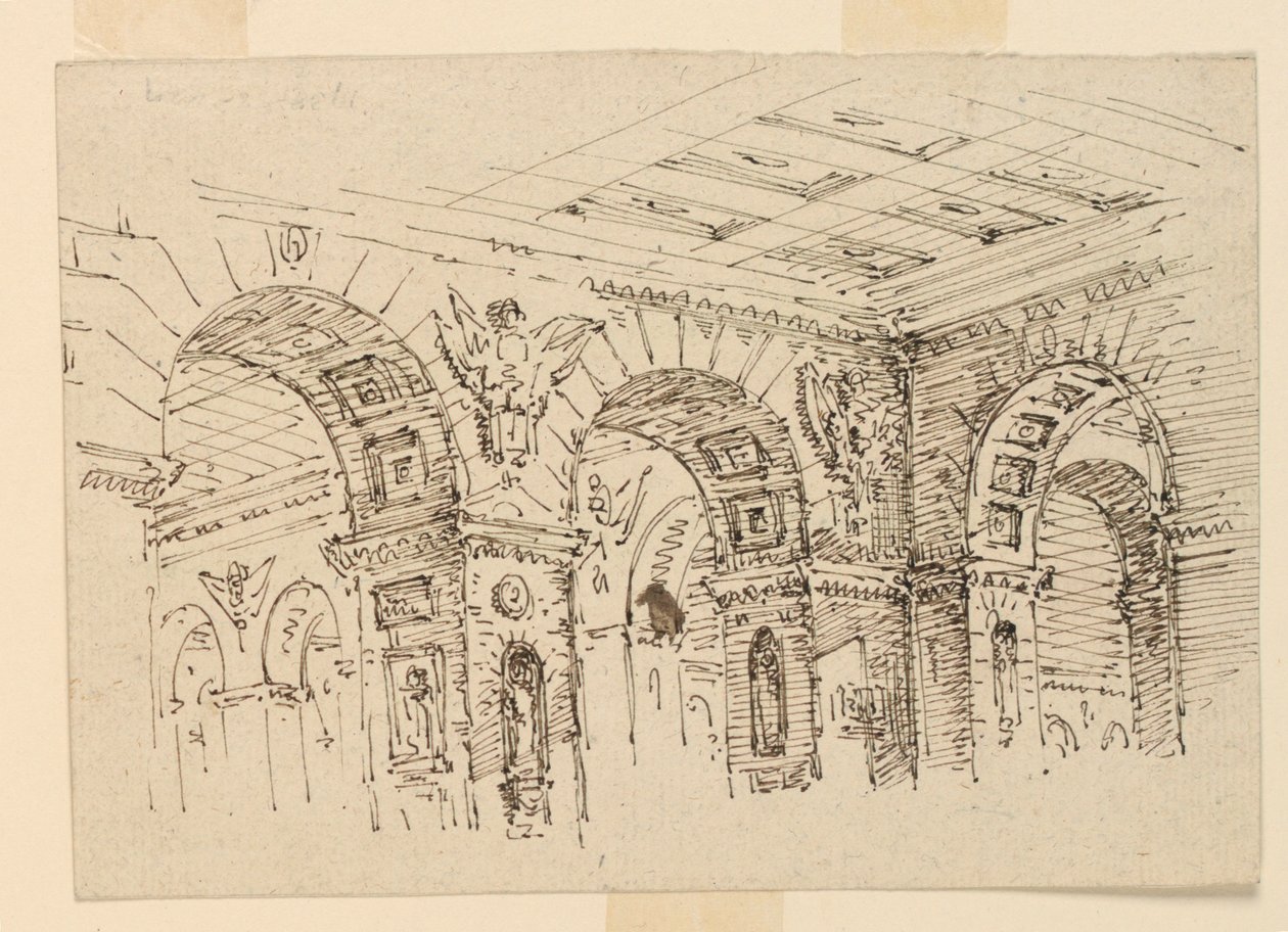 Sahne Tasarımı, Saray İçi by Unknown artist
