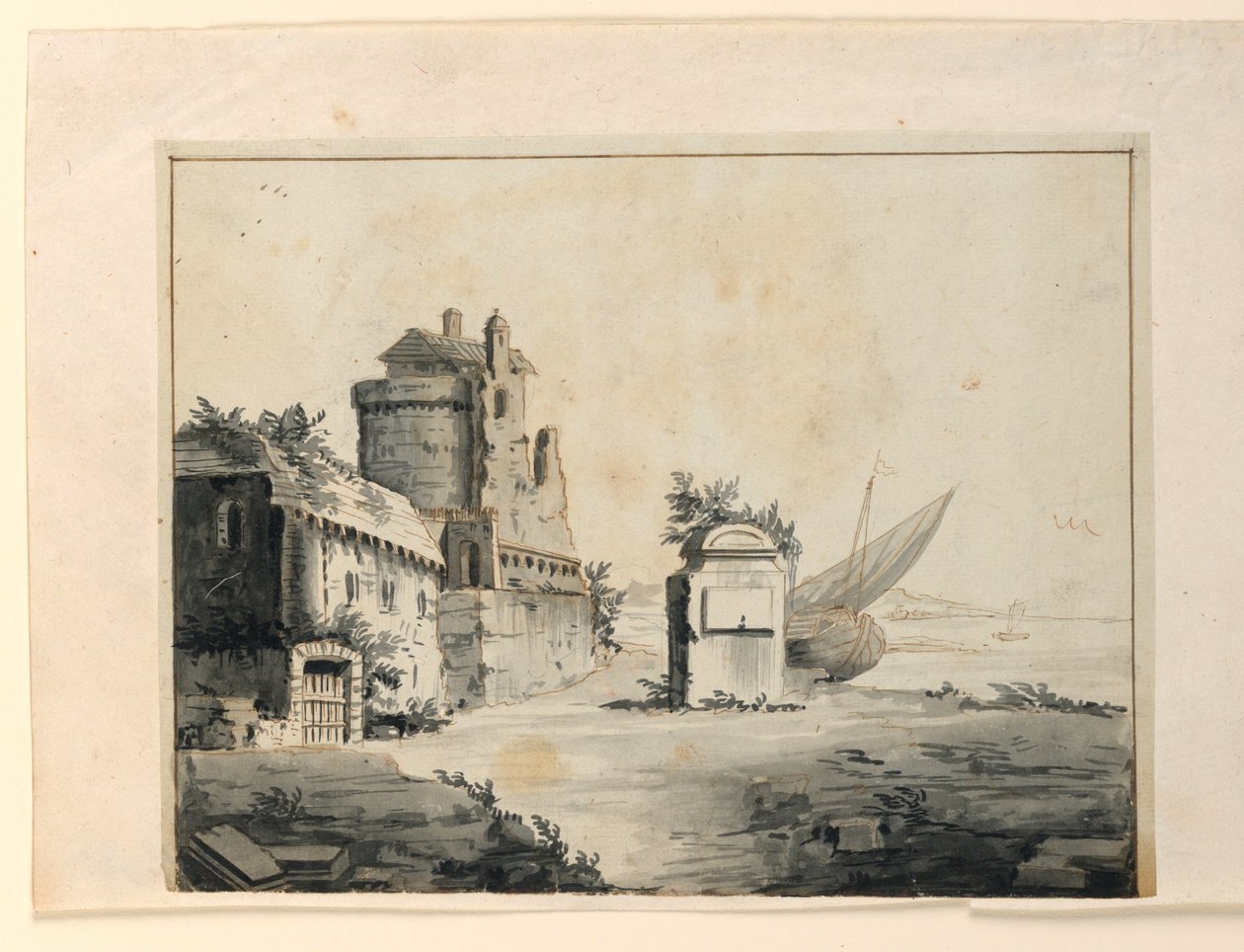 Sahne Tasarımı, Kıyıya Yakın Kalıntılar by Unknown artist