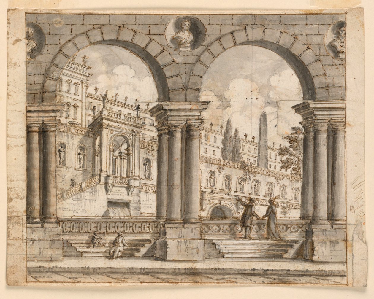Sahne Tasarımı, Sokak ve Saraylar by Unknown artist