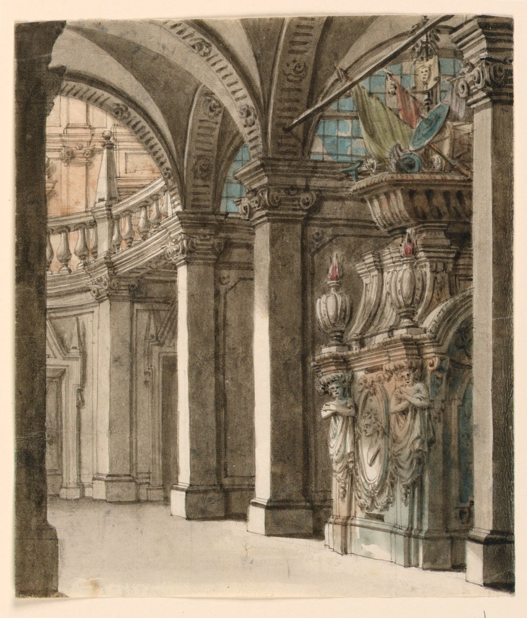 Sahne Tasarımı, Apse Görünümü by Unknown artist