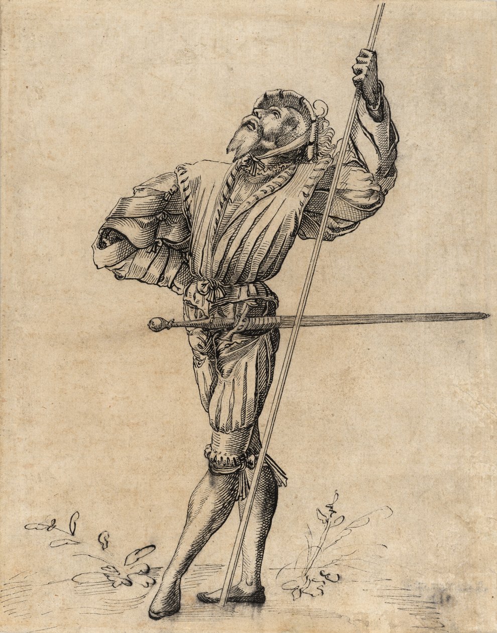 Ayakta Landsknecht by Unknown artist