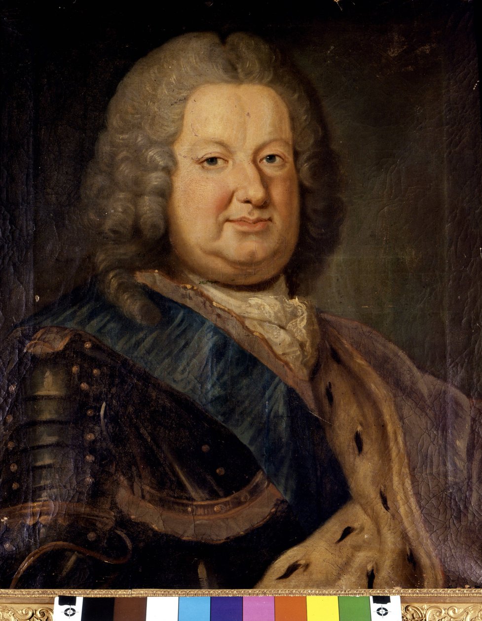 Stanislaw Leszczynski (Stanislas I st, Polonya Kralı) (1677 - 1766). Tablo. Paris, İncil. Lehçe. by Unknown artist