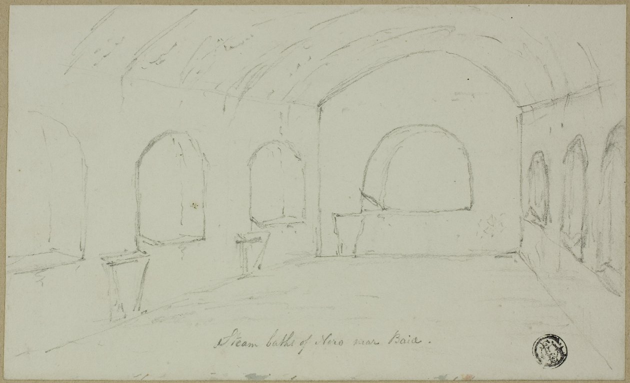Baiae Yakınındaki Nero Buhar Banyoları by Unknown artist