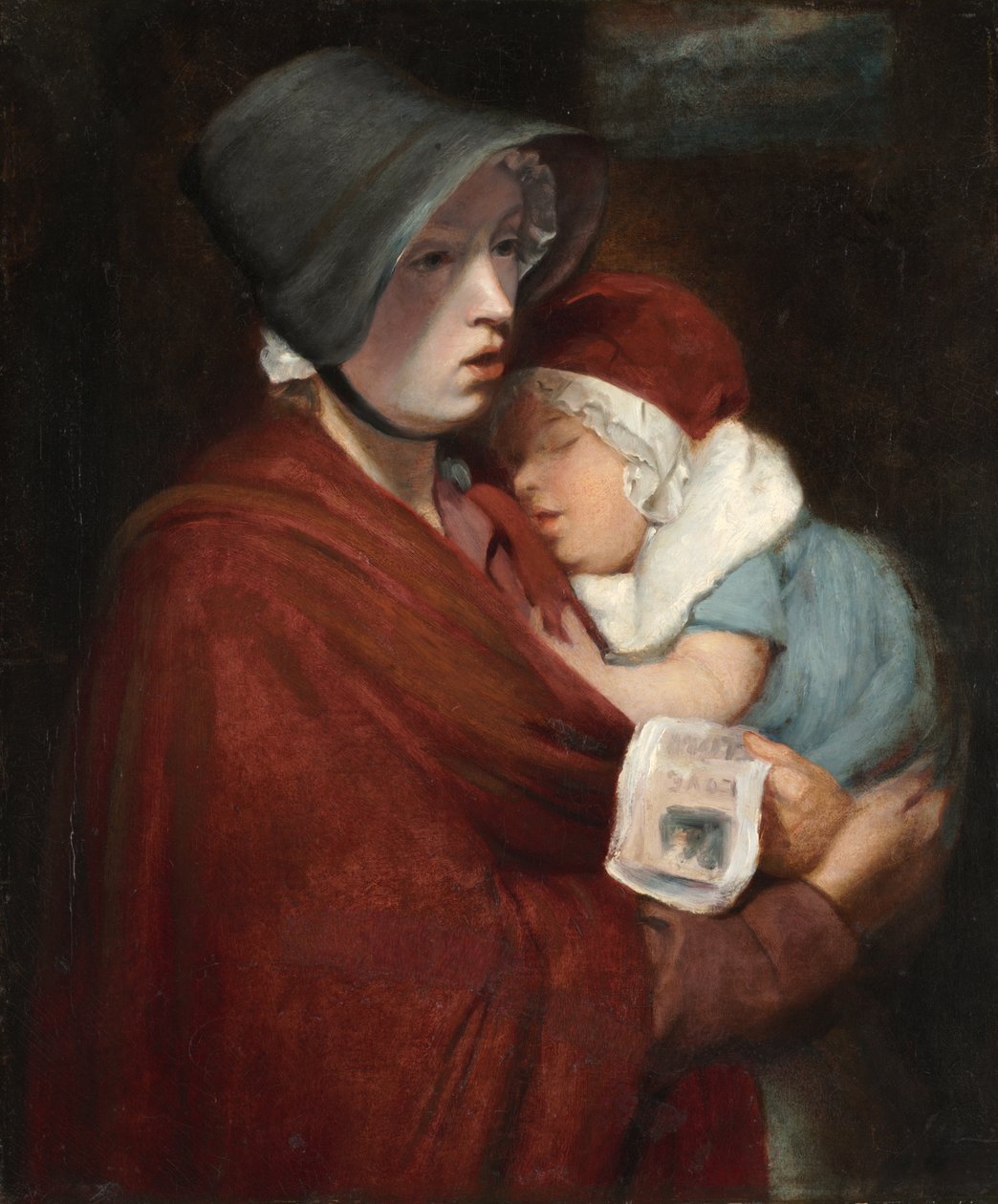 Sokak Şarkıcısı ve Çocuk by Unknown artist