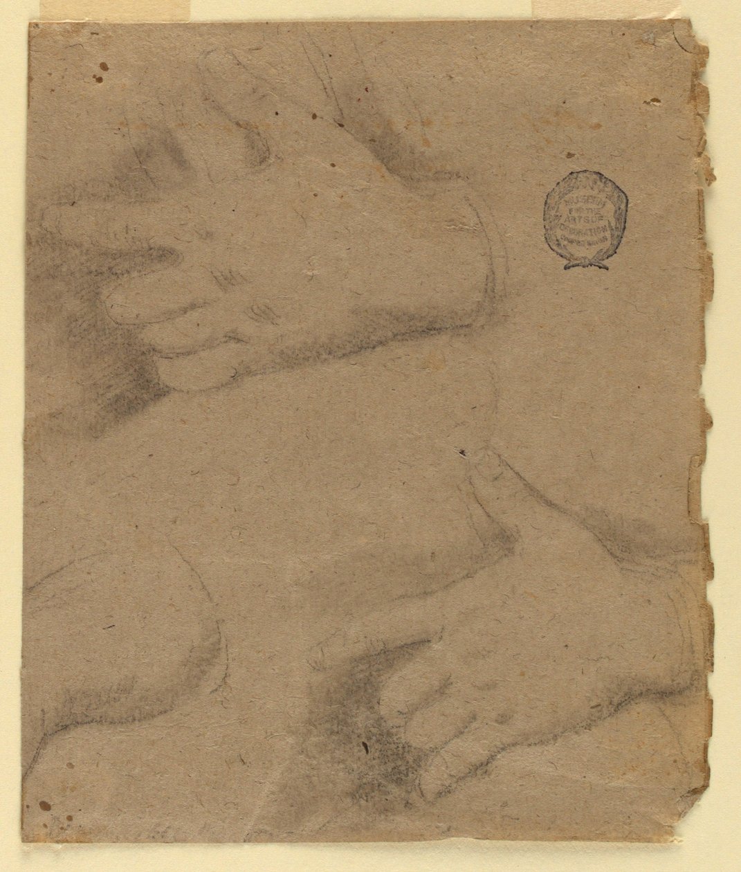 Çalışma: Üç sol el by Unknown artist