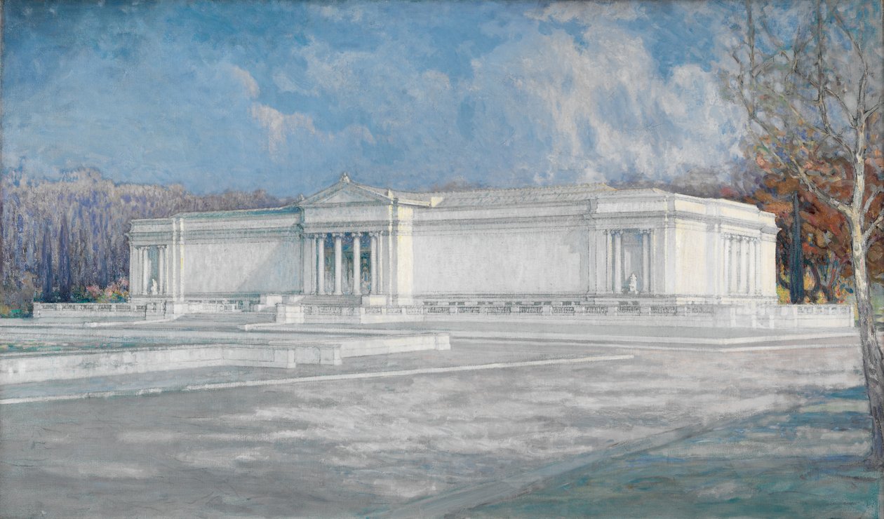 Cleveland Sanat Müzesi'nin Güney Cephesi Çalışması by Unknown artist