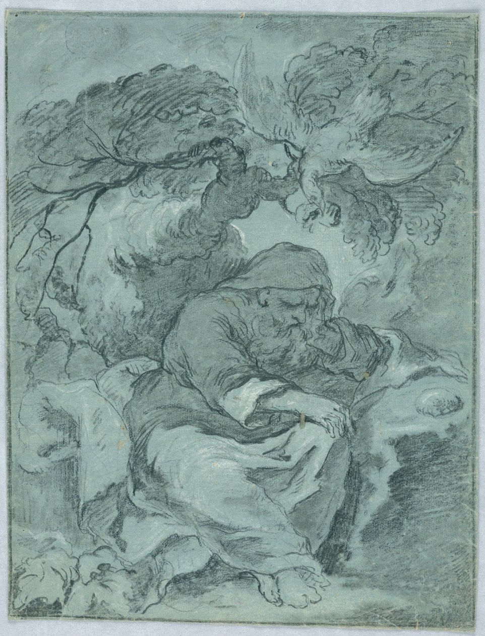 St. Paul the Hermit için çalışma by Unknown artist
