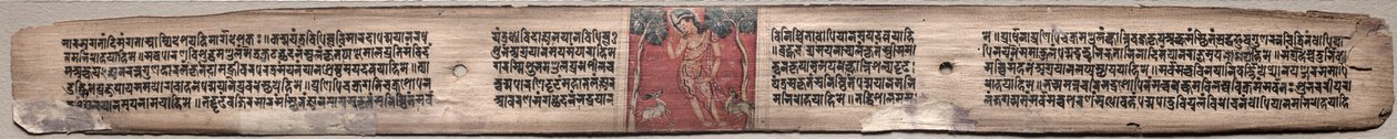 Sudhana ve Bir Çift Antilop: Folio 37 (rekto), bir Gandavyuha-sutra