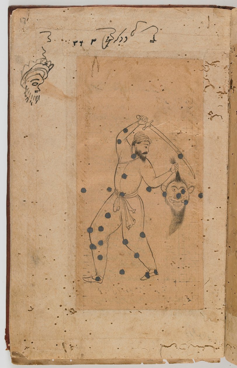 Suwaru-l-kawakib (Sabit Yıldızların Tanımı) Abdurrahman el-Sufi (tamamlanmamış) by Unknown artist