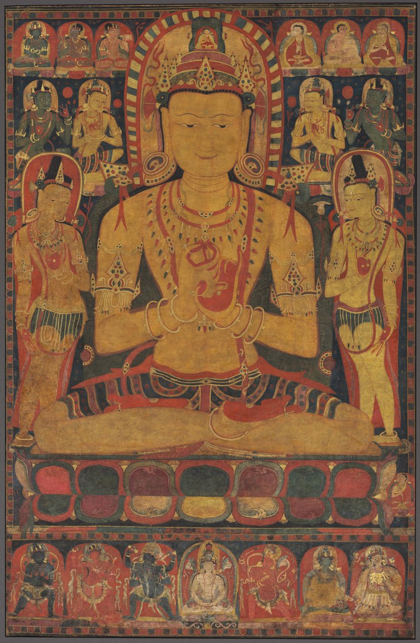 Tantrik Buda Vairochana Vajrasattva olarak by Unknown artist