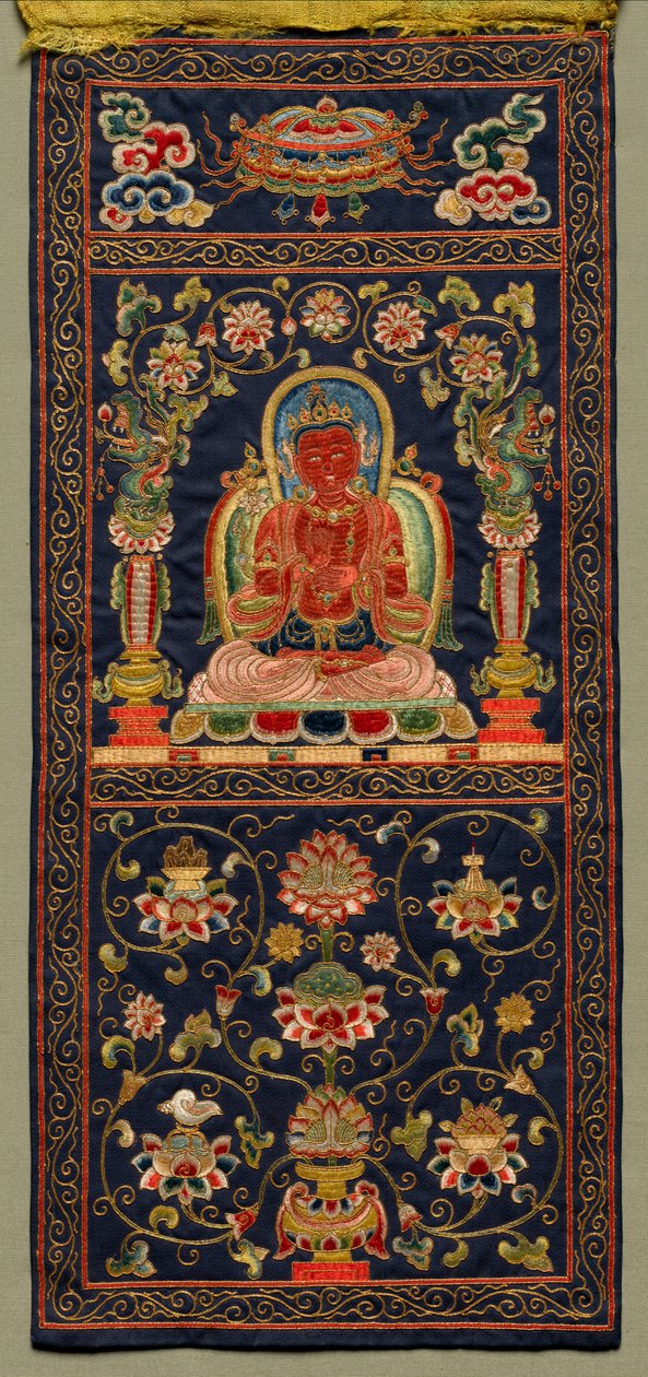 Yedinci Bodhisattva ile Thangka by Unknown artist