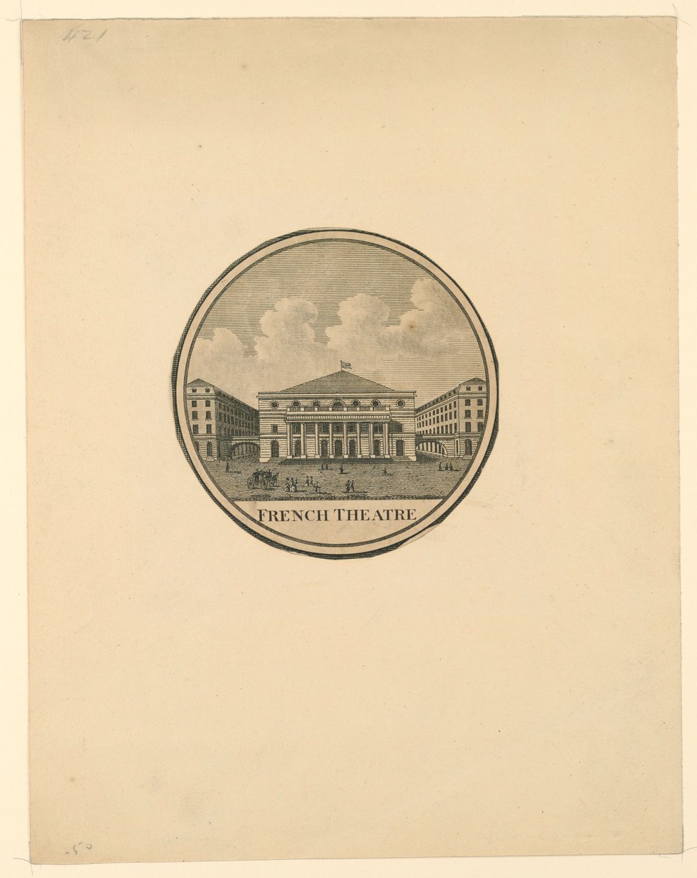 Fransız Tiyatrosu, Paris by Unknown artist