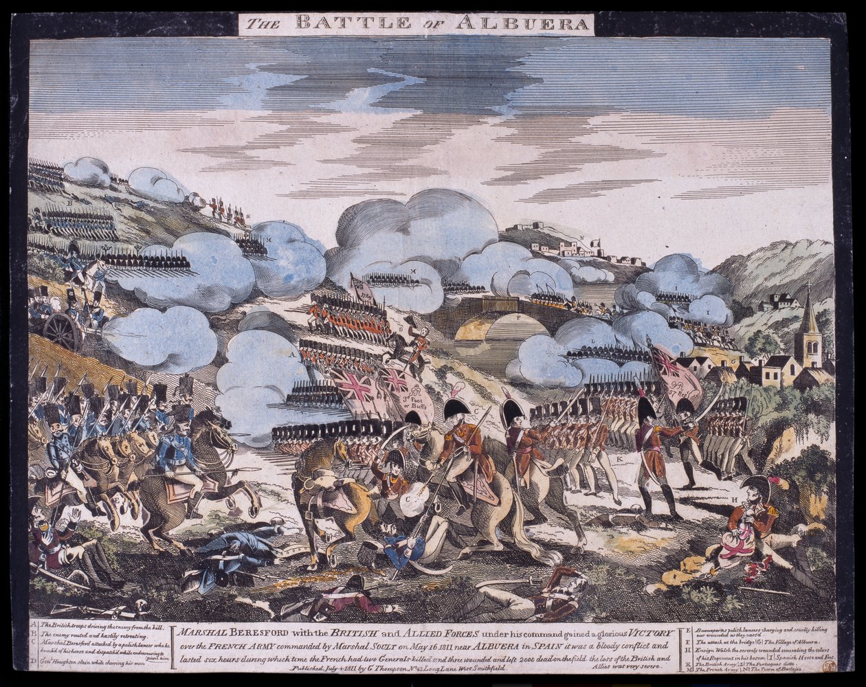 Albuera Savaşı by Unknown artist