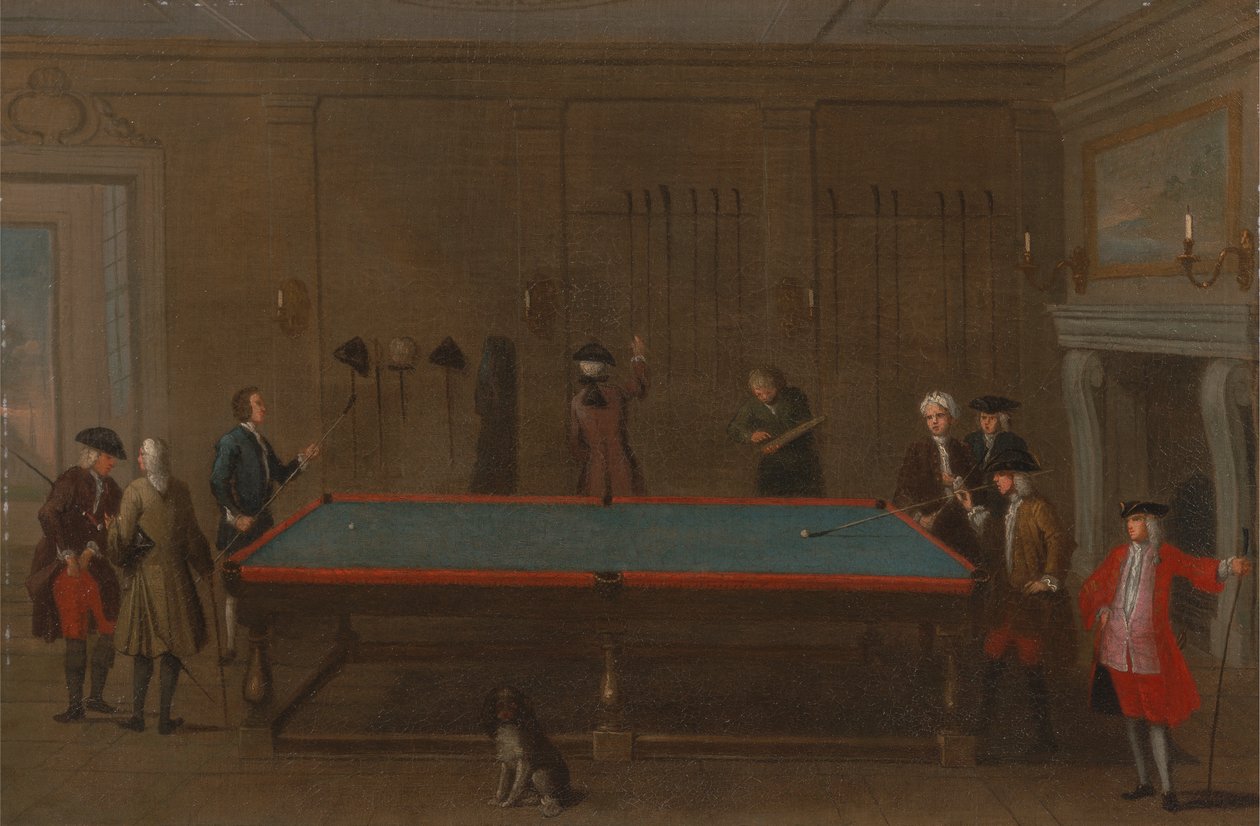 bilardo salonu by Unknown artist