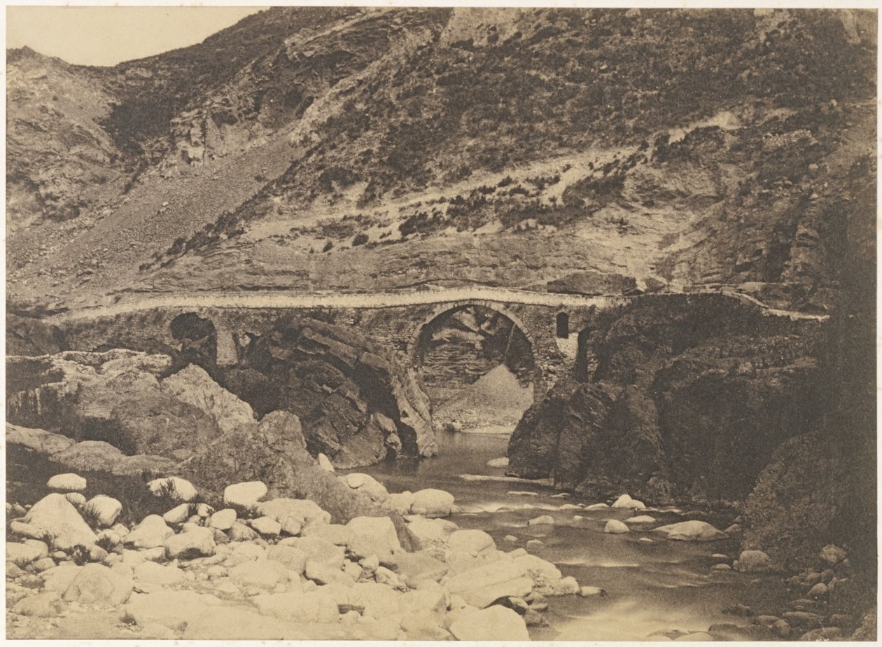Palalda Köprüsü (Amelieles-Bains yakınında) by Unknown artist