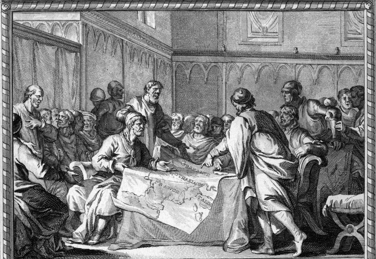 Karolenj İmparatorluğu, Verdun Antlaşması