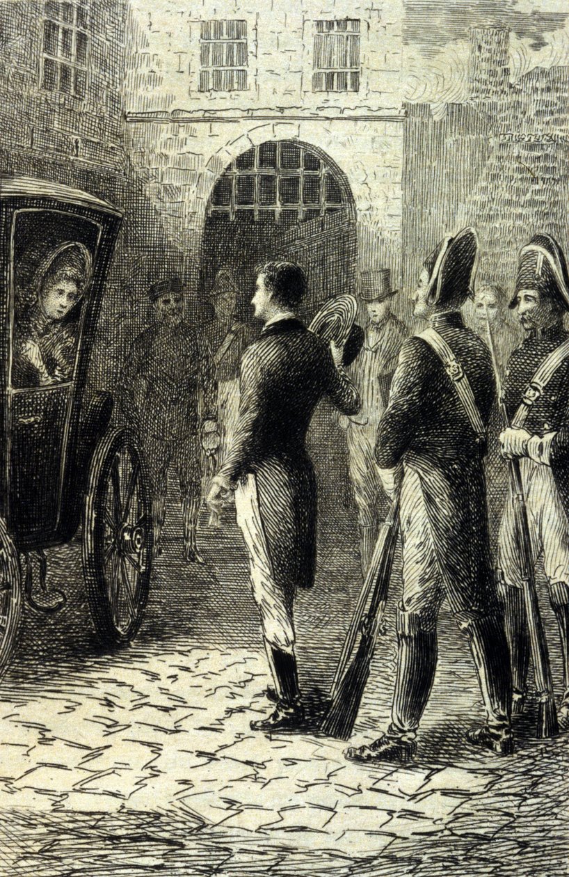 Stendhal tarafından Parma Charterhouse. 19. yüzyıl gravürü. by Unknown artist