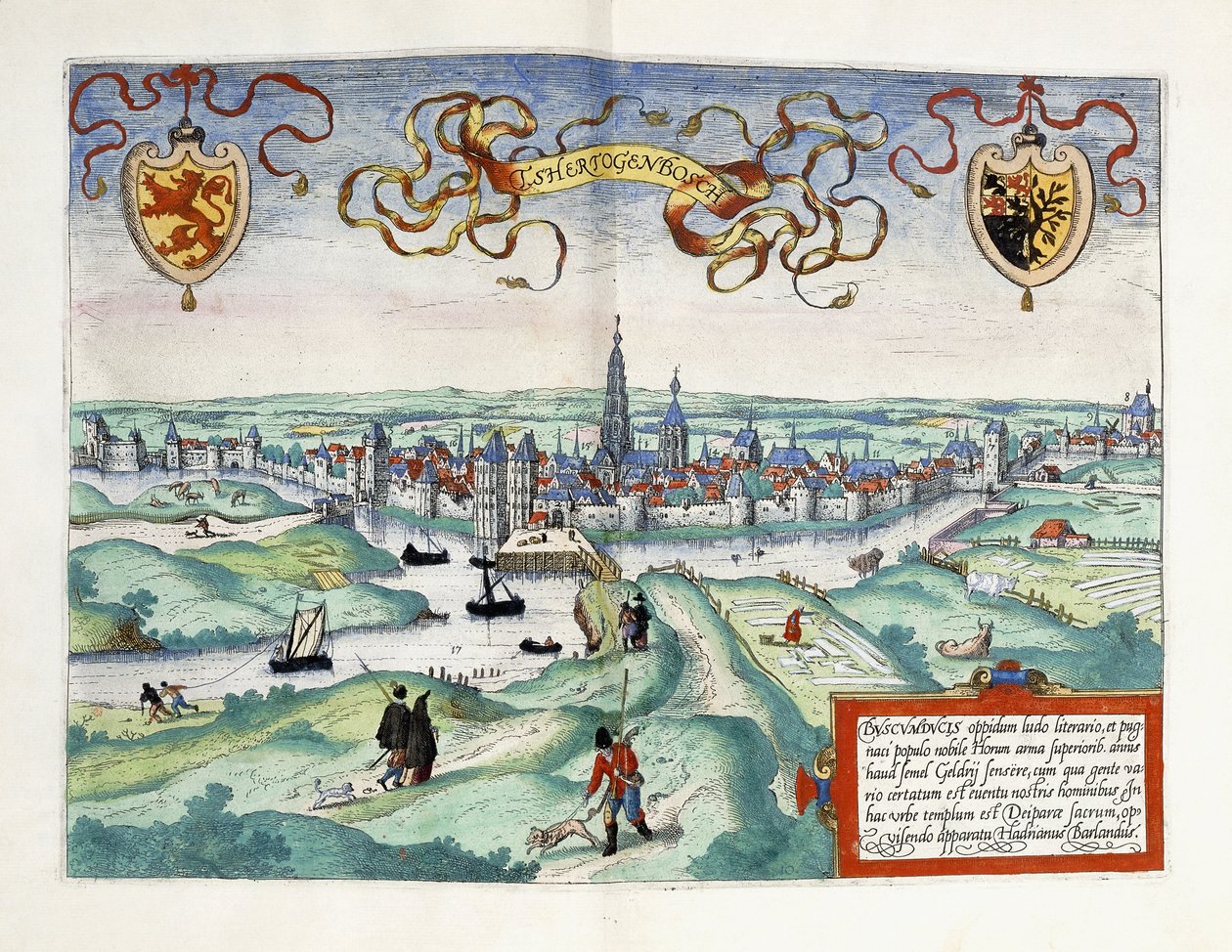 S-Hertogenbosch Şehri, Hollanda, 1588 by Unknown artist