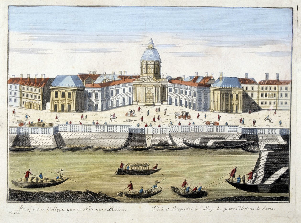 Dört Ulus Koleji - gravür by Unknown artist