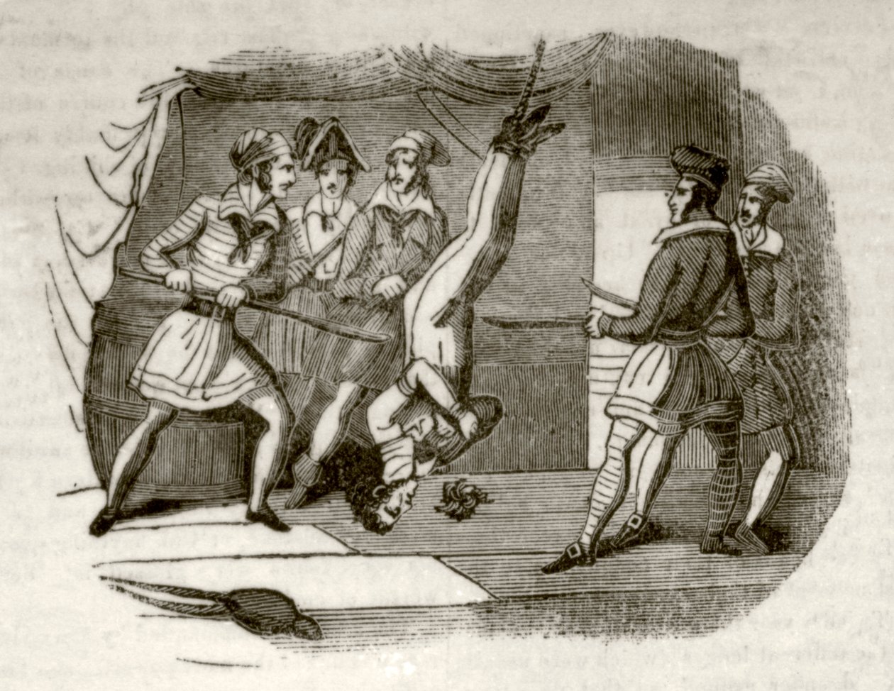 Ölüm Kadırgası veya Korsan Gemisi, c.1837 by Unknown artist