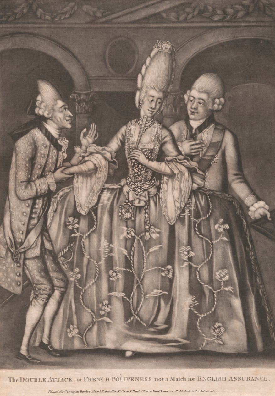 Çifte Saldırı veya Fransız Nezaketi İngiliz Güvencesiyle Eşleşmiyor by Unknown artist