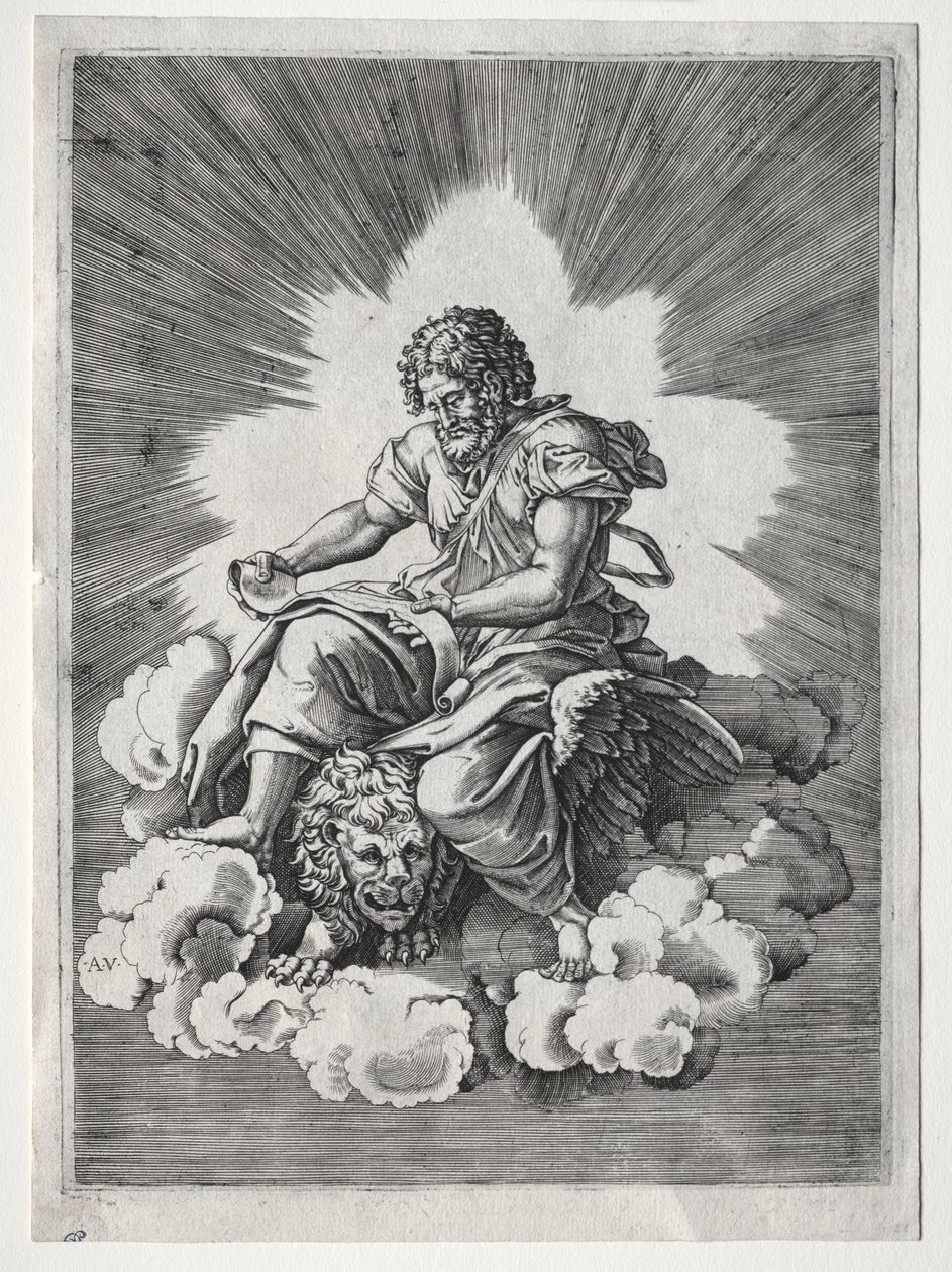 Dört Evangelist: St. Mark by Unknown artist