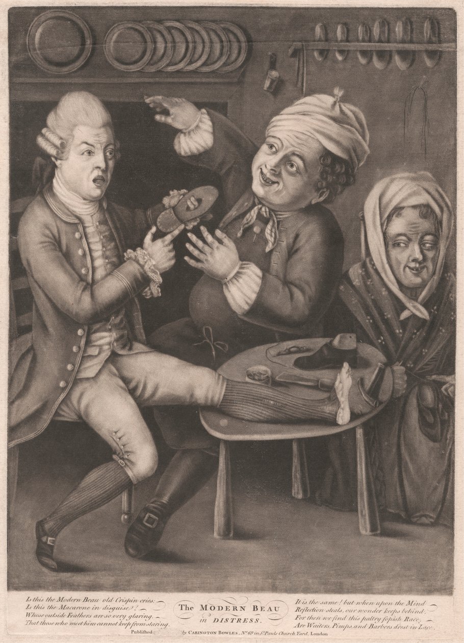 Tehlike Altındaki Modern Beau by Unknown artist