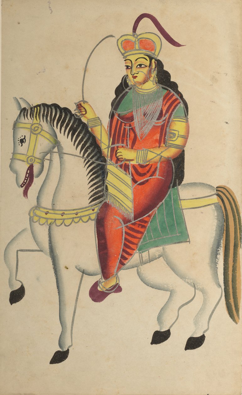 Jhansi'li Kahraman Rani Lakshmi Bai'nin İsyanı by Unknown artist