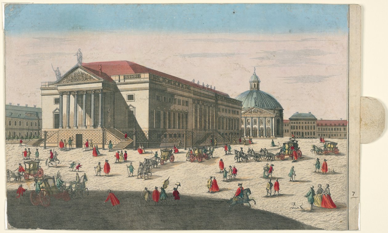 Opera Binası ve St. Hedwig Kilisesi, Berlin by Unknown artist