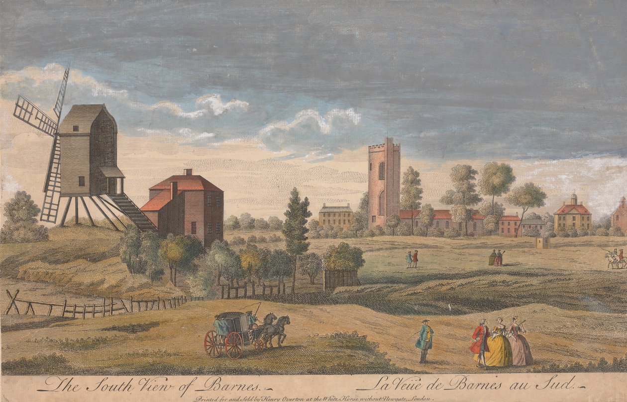 Barnes'ın Güney Görünümü by Unknown artist
