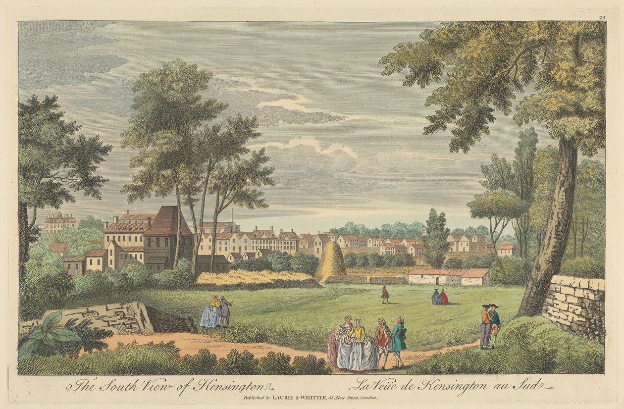 Kensington'ın Güney Görünümü by Unknown artist