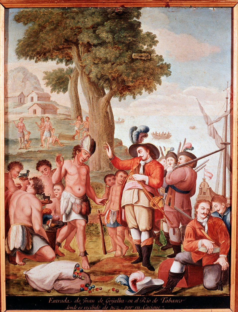 İspanyol fatihi Juan de Grijalva (1489-1527) 1518