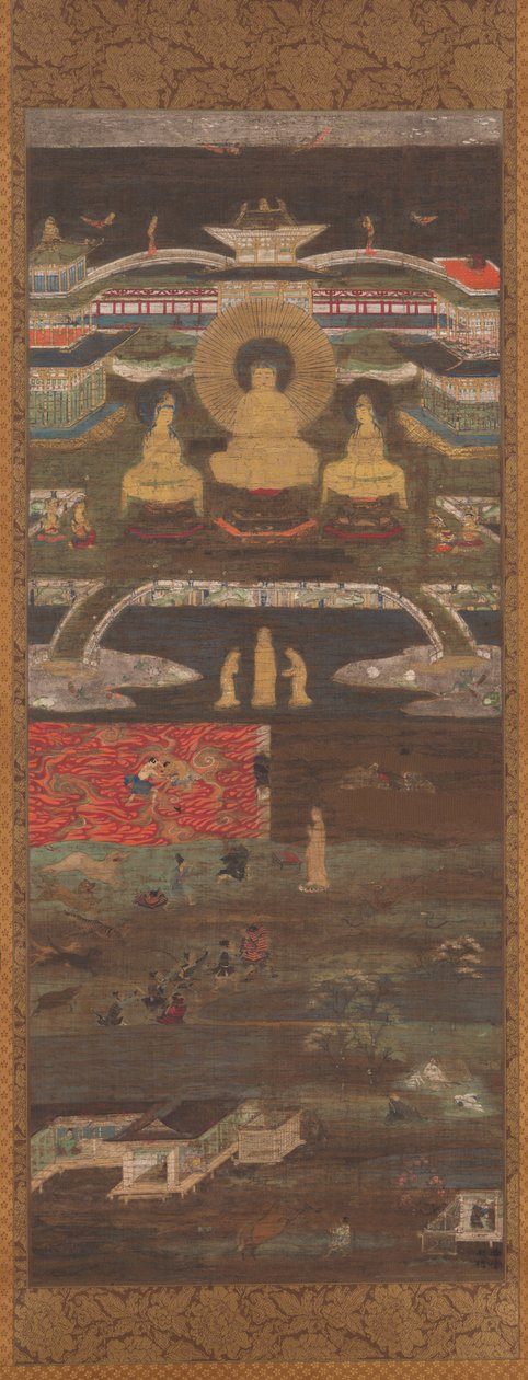 İki Nehir Arasındaki Beyaz Yol by Unknown artist