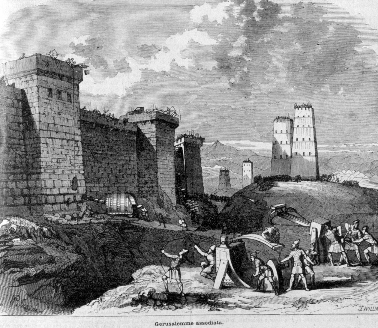 MS 80 civarında Titus ve ordusu tarafından Kudüs