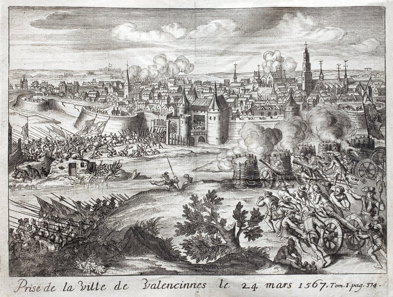 Valenciennes (Fransa) şehri 24 Mart 1567