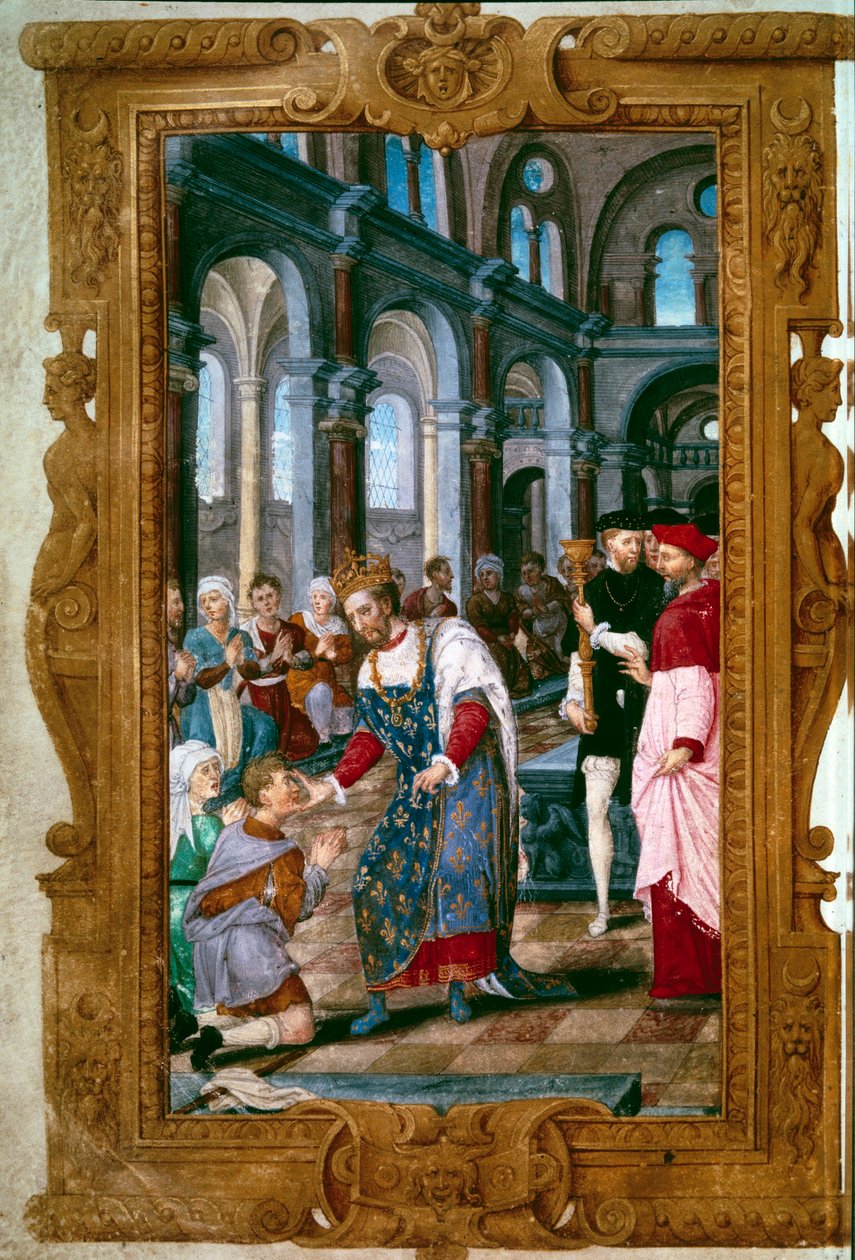 Kral dokunur, Tanrı sizi duyar Kral II. Henry (1519-1559), thaumaturge, Reims