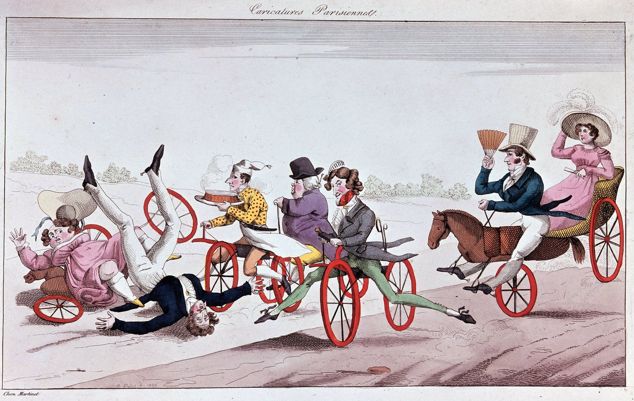 Velocipedes ve ulu atların zevkleri ve sakıncaları by Unknown artist