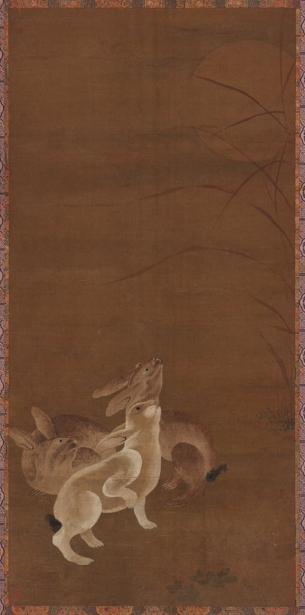 Aya bakan üç tavşan by Unknown artist