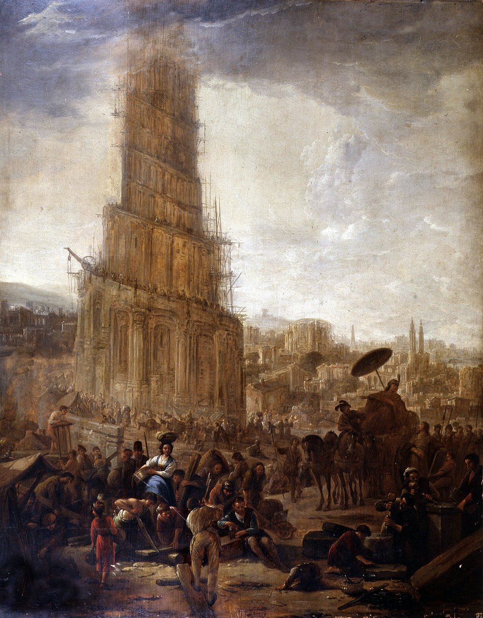 Babil Kulesi - Babil Kulesi - anonim tablo by Unknown artist
