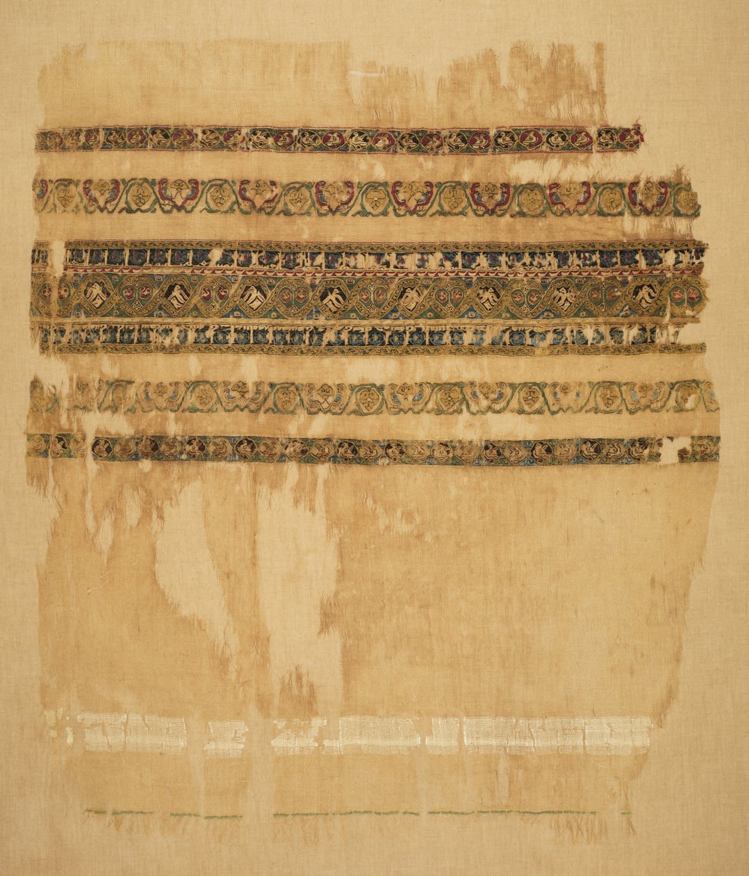 Türban veya şal ucu tiraz ve altın by Unknown artist