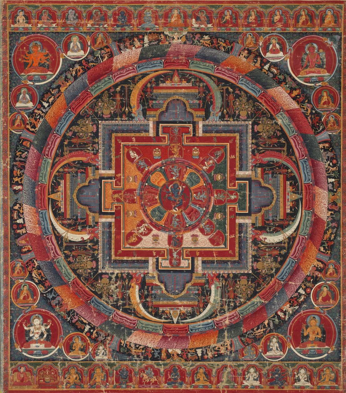 Yirmi Üç Tanrı Nairatma Mandala by Unknown artist